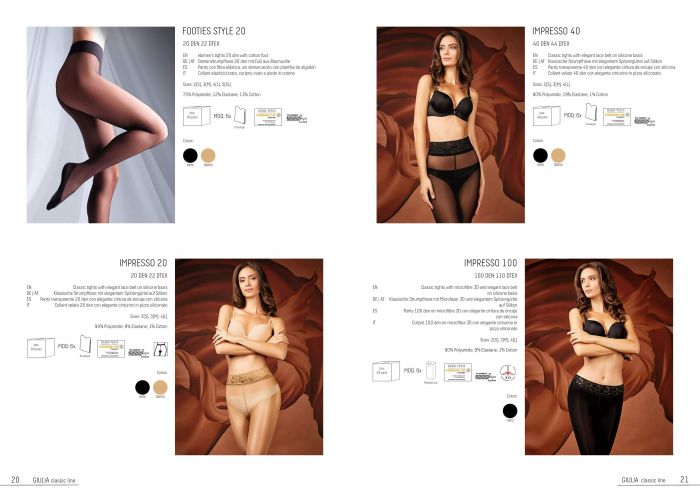 Giulia Giulia-catalogue Classic 2020 2021-11  Catalogue Classic 2020 2021 | Pantyhose Library